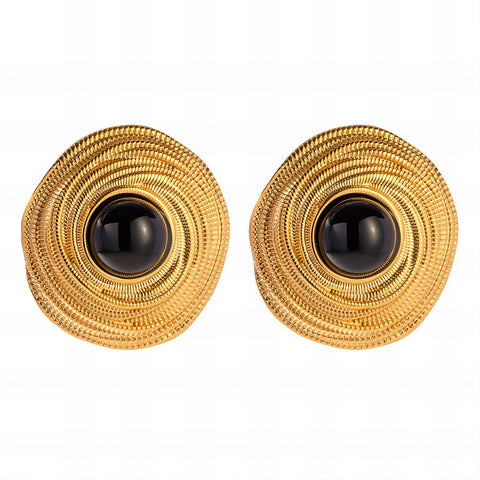 18K gold plated Stainless steel earrings