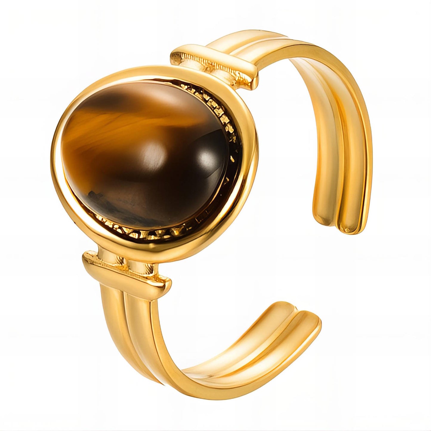 18K gold plated Stainless steel finger ring