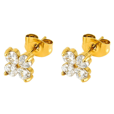 18K gold plated Stainless steel earrings