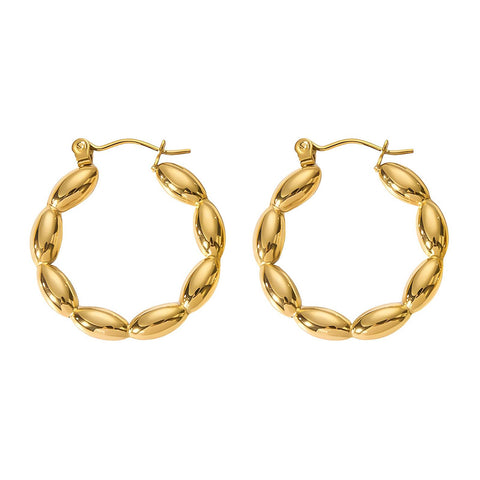 18K gold plated Stainless steel earrings