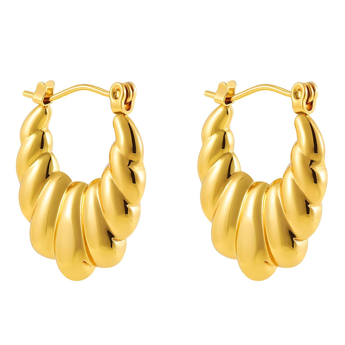 18K gold plated Stainless steel earrings