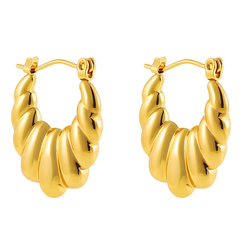 18K gold plated Stainless steel earrings