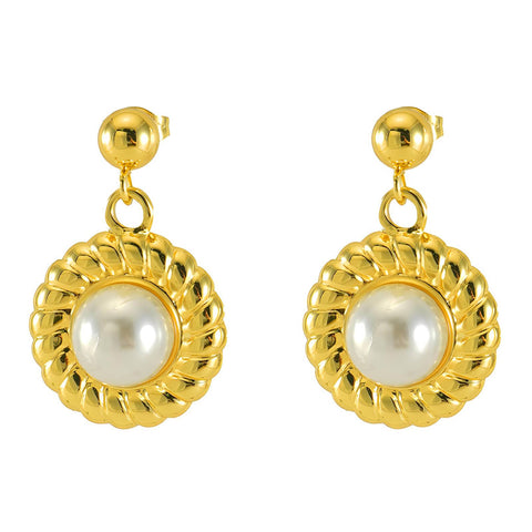 18K gold plated Stainless steel earrings