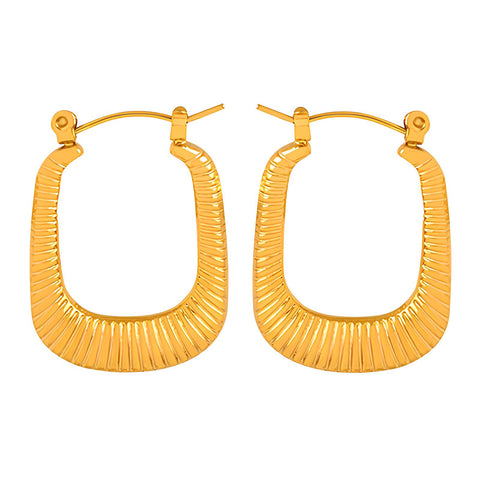 18K gold plated Stainless steel earrings