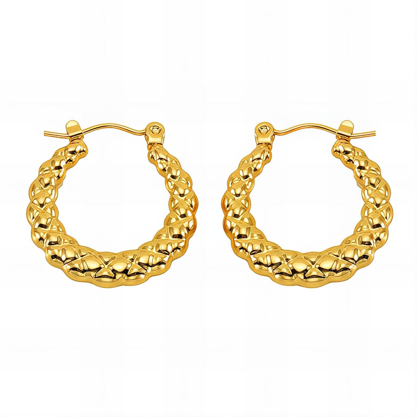 18K gold plated Stainless steel earrings