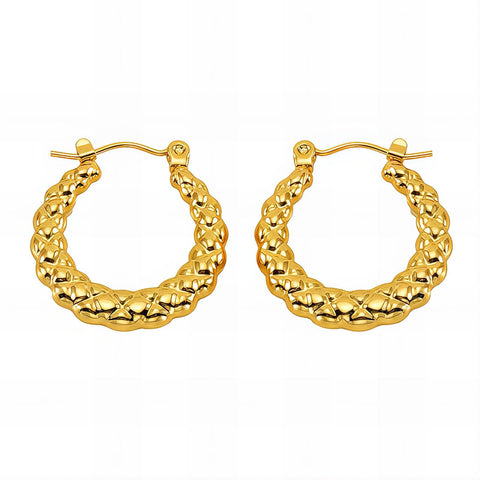 18K gold plated Stainless steel earrings