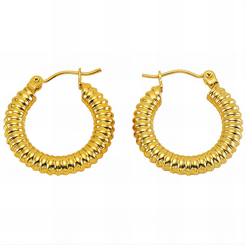 18K gold plated Stainless steel earrings