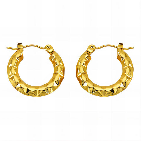18K gold plated Stainless steel earrings