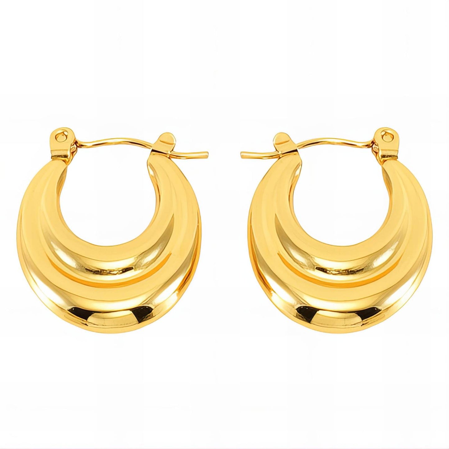 18K gold plated Stainless steel earrings