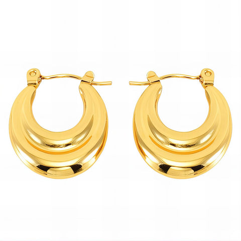 18K gold plated Stainless steel earrings