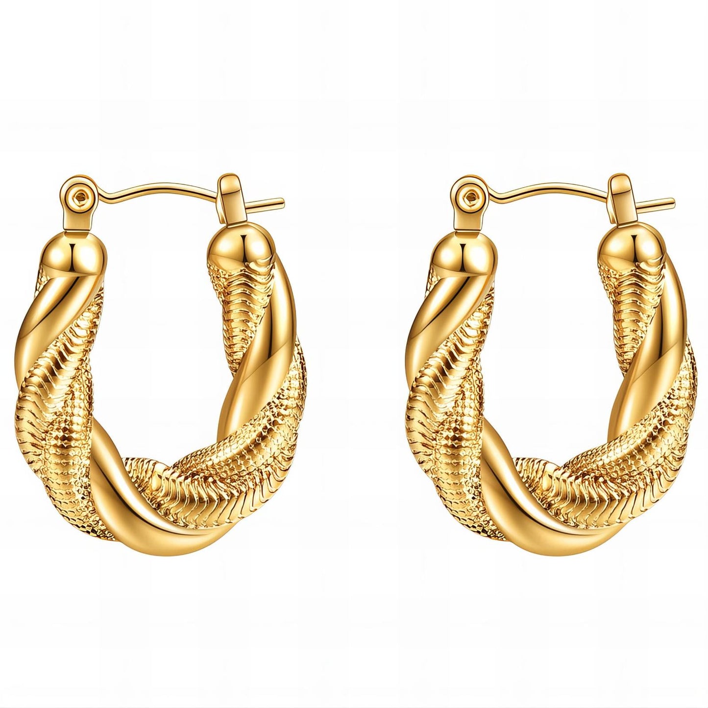 18K gold plated Stainless steel earrings