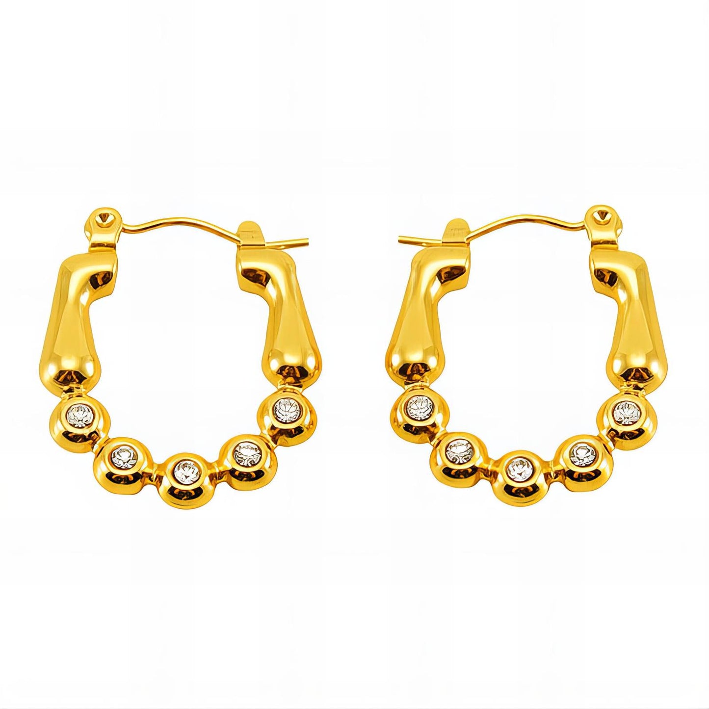 18K gold plated Stainless steel earrings