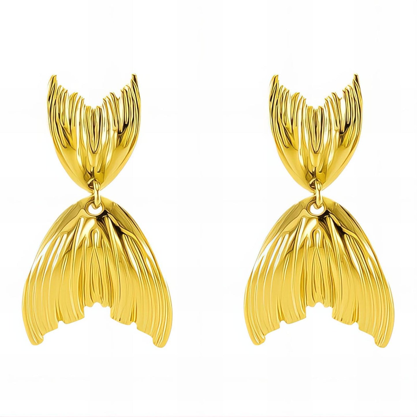 18K gold plated Stainless steel earrings