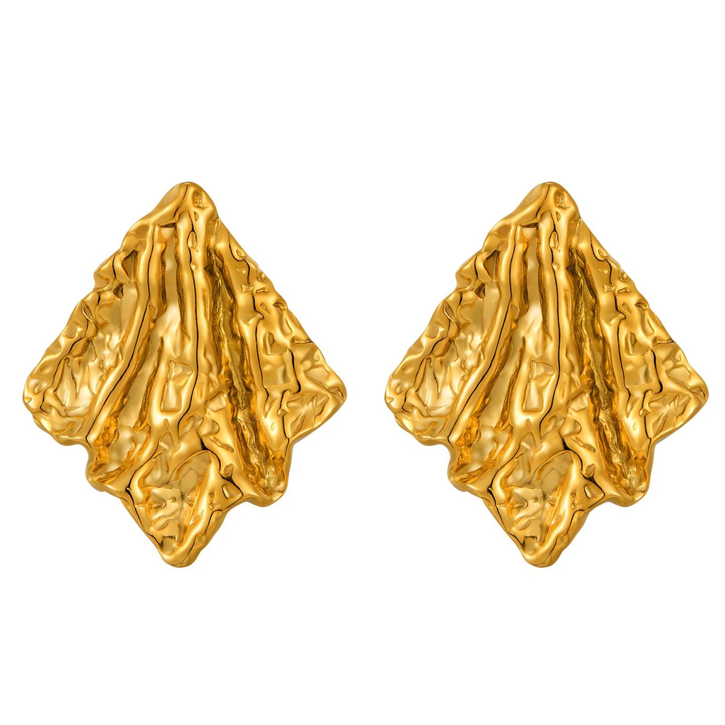 18K gold plated Stainless steel earrings