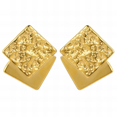 18K gold plated Stainless steel earrings