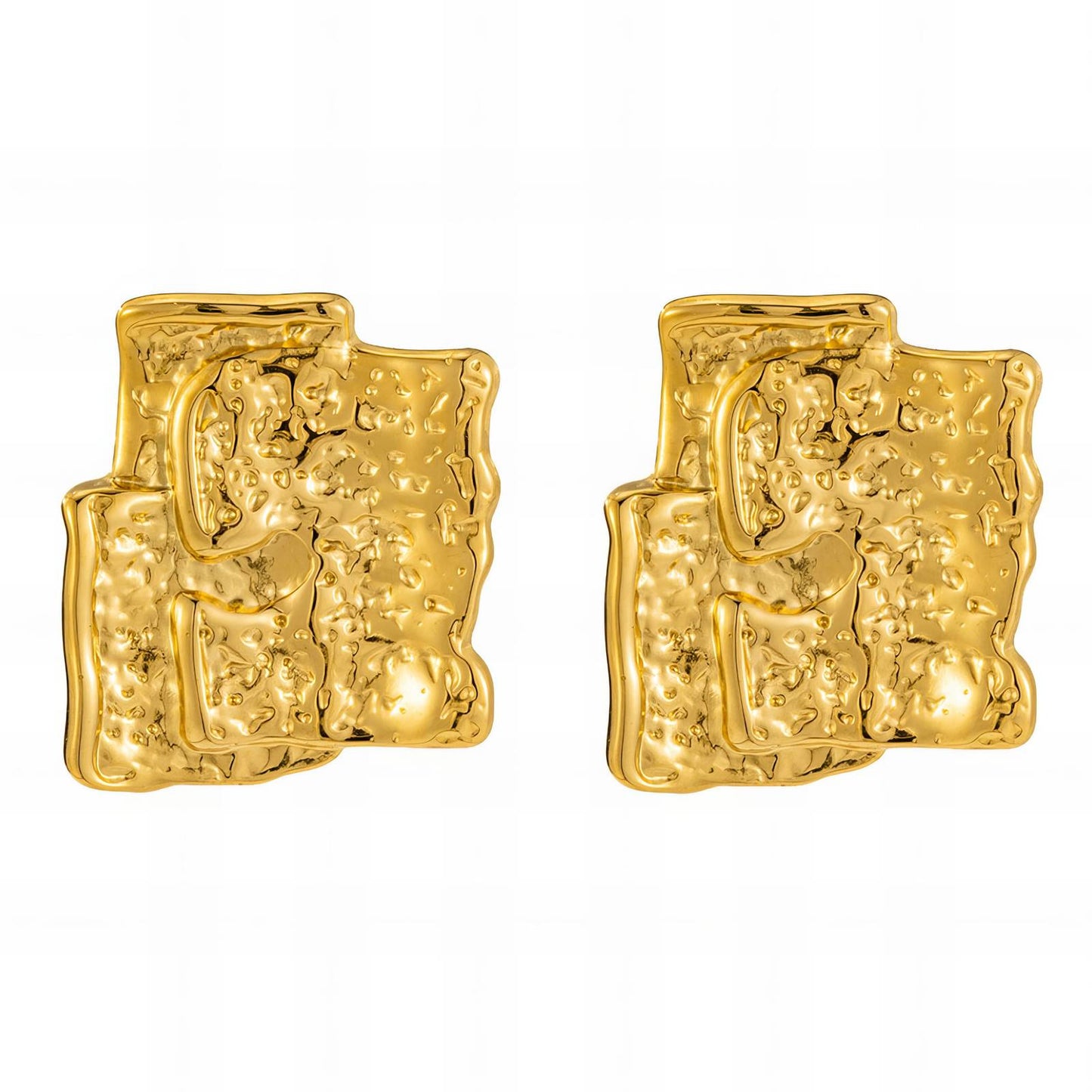 18K gold plated Stainless steel earrings