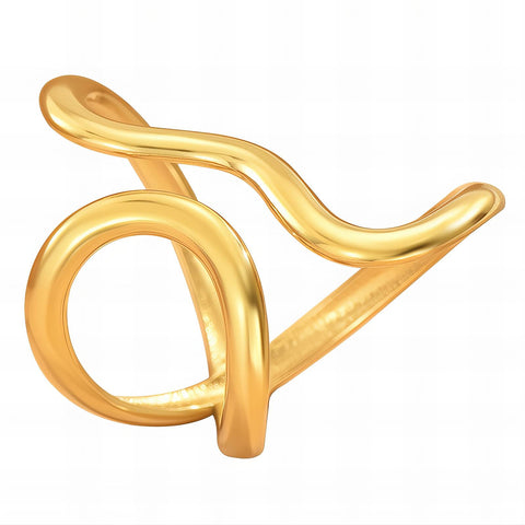 18K gold plated Stainless steel finger ring