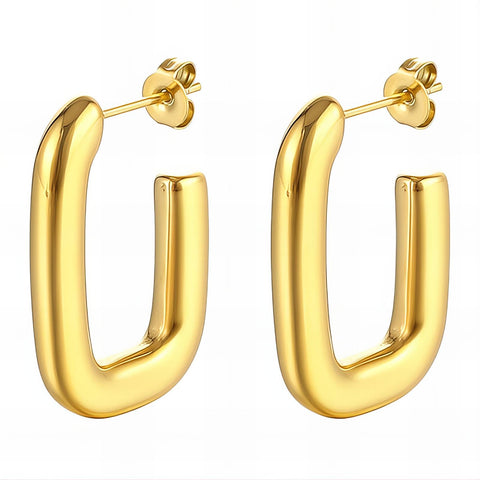 18K gold plated Stainless steel earrings