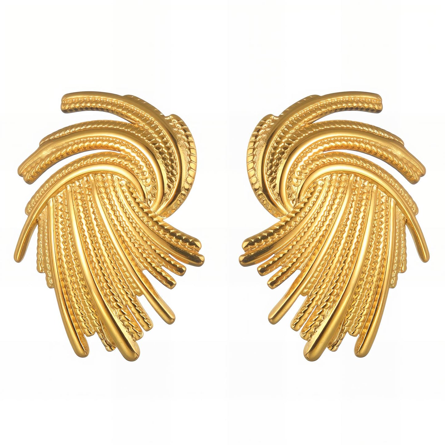 18K gold plated Stainless steel earrings