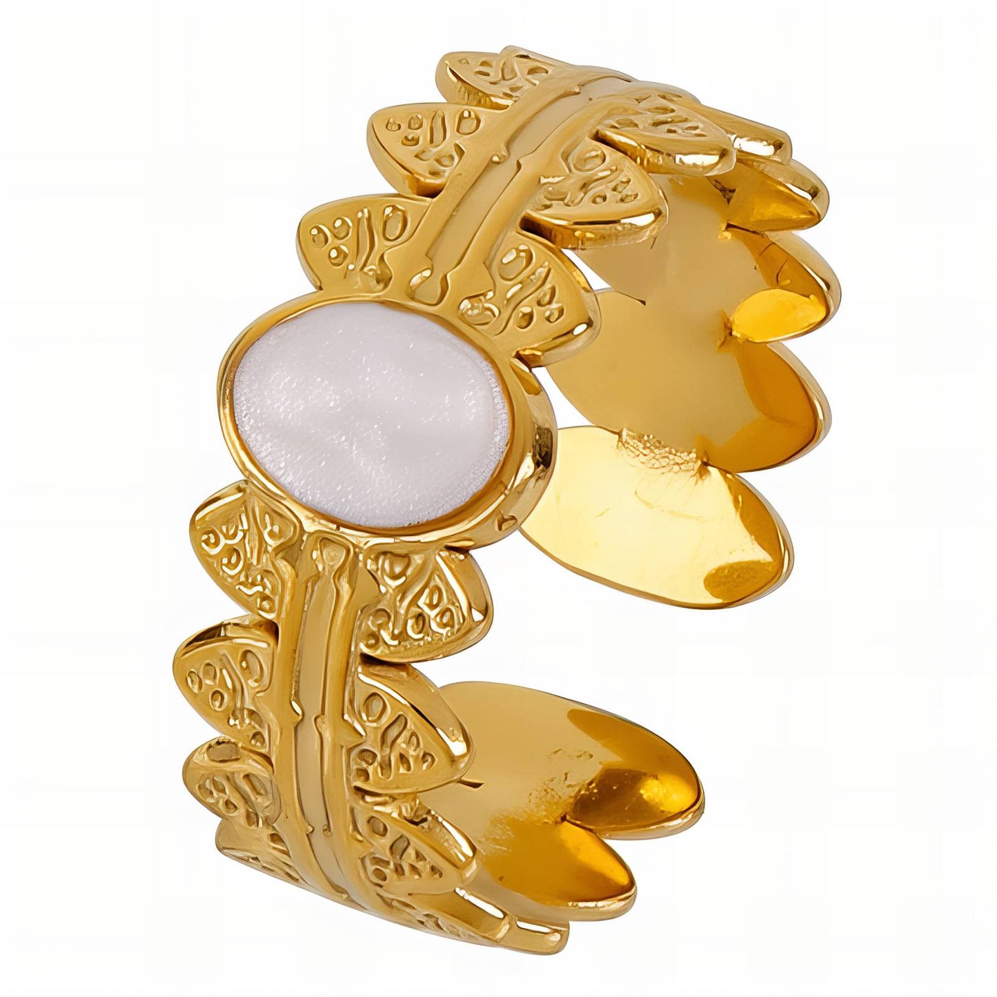 18K gold plated Stainless steel finger ring