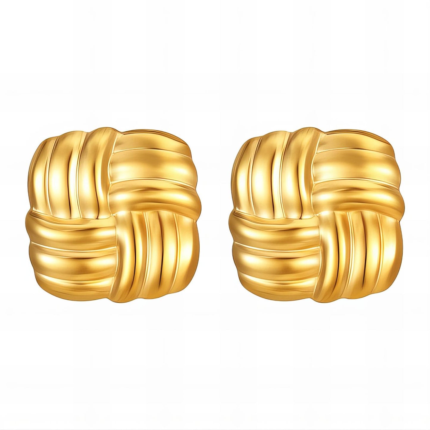 18K gold plated Stainless steel earrings