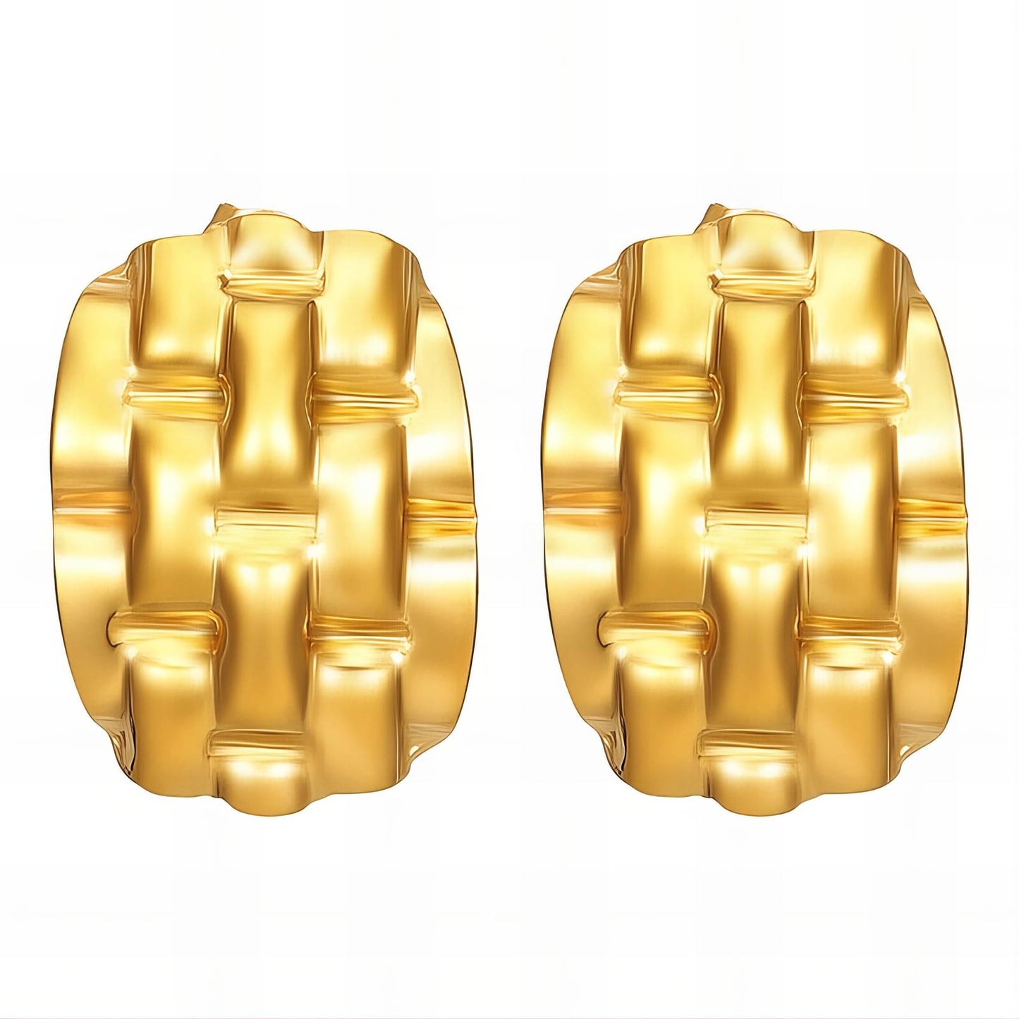 18K gold plated Stainless steel earrings