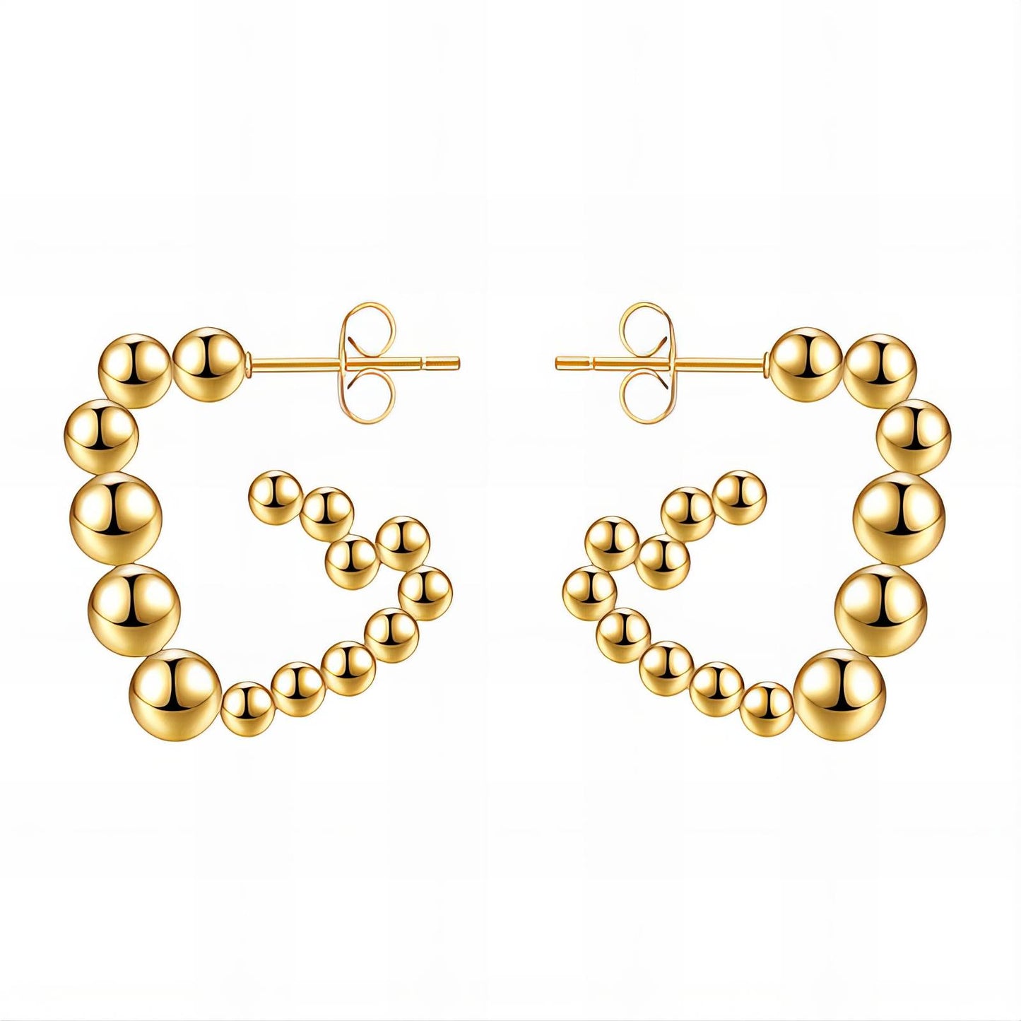 18K gold plated Stainless steel earrings