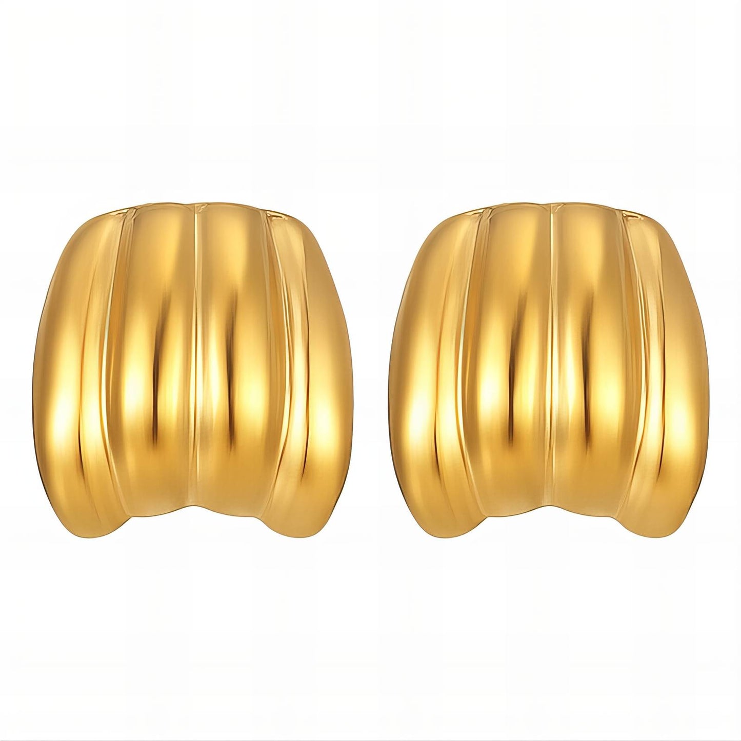 18K gold plated Stainless steel earrings