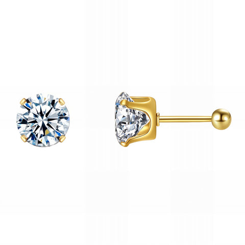 18K gold plated Stainless steel earrings