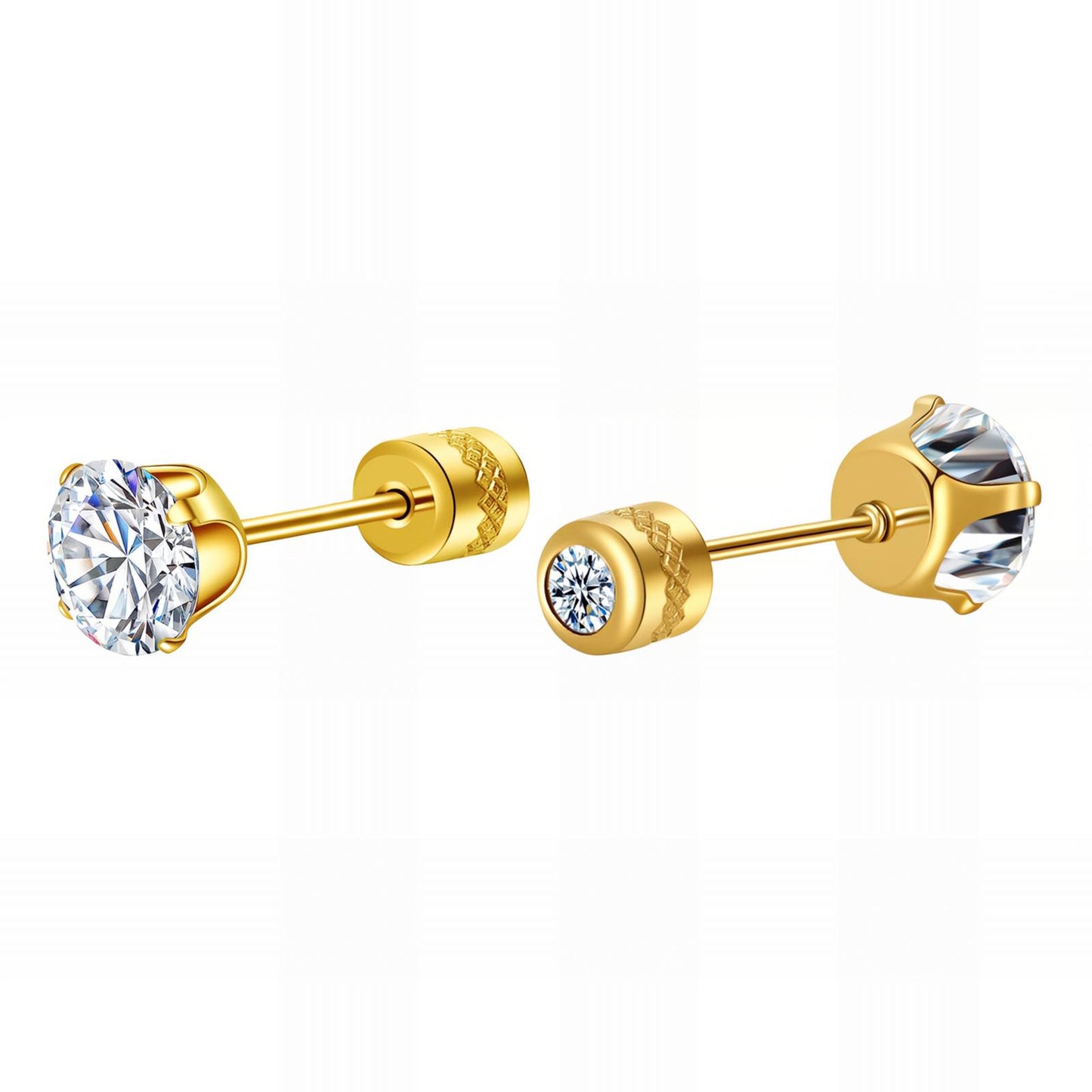 18K gold plated Stainless steel earrings