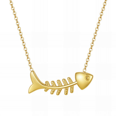 18K gold plated Stainless steel necklace