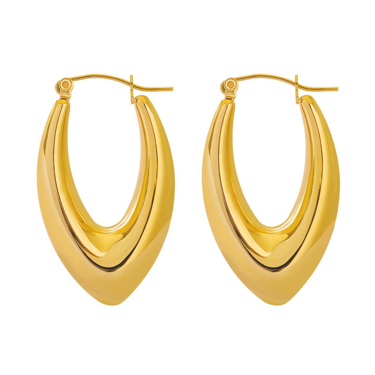 18K gold plated Stainless steel earrings