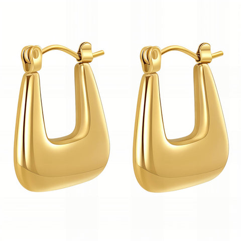18K gold plated Stainless steel earrings