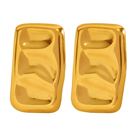 18K gold plated Stainless steel earrings