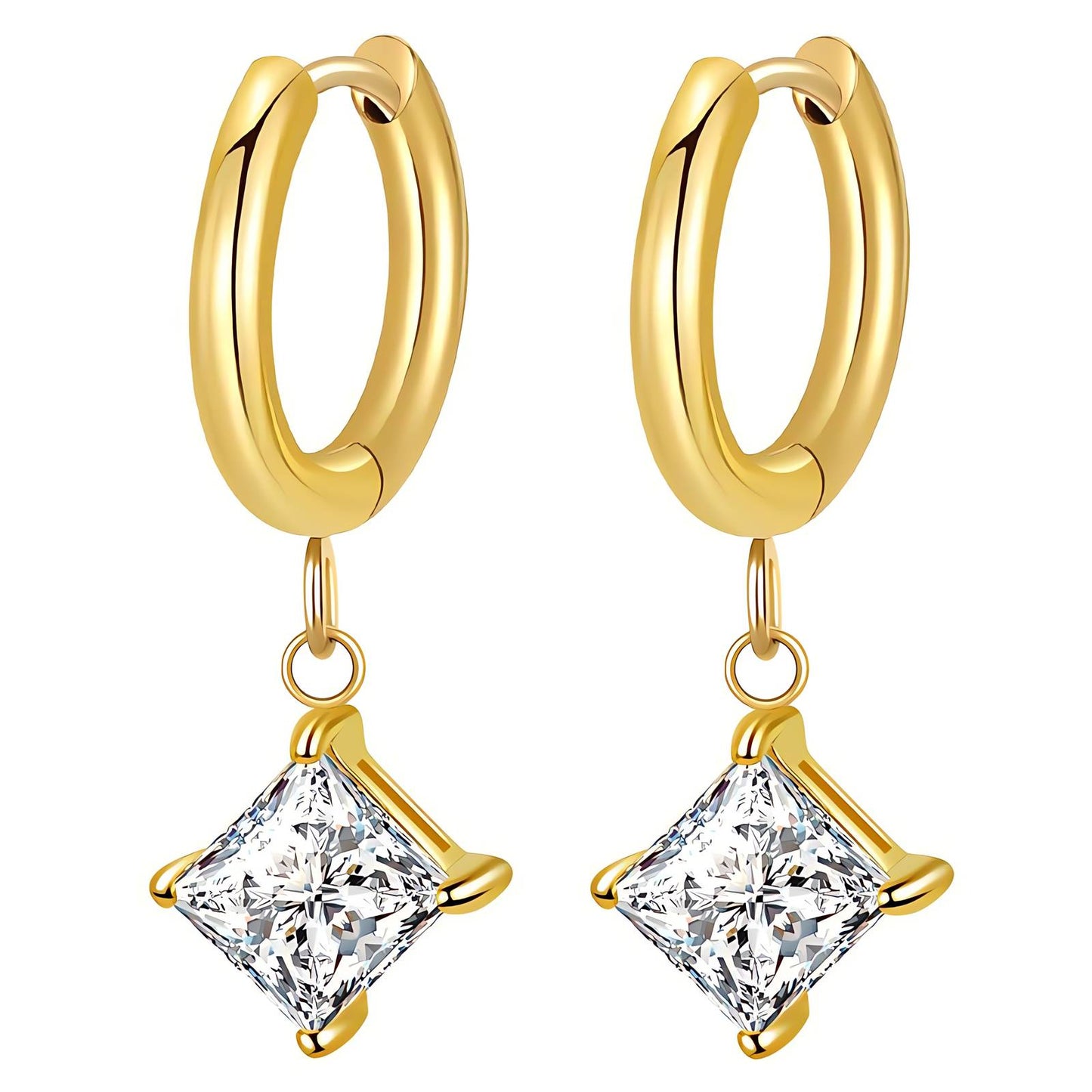 18K gold plated Stainless steel earrings