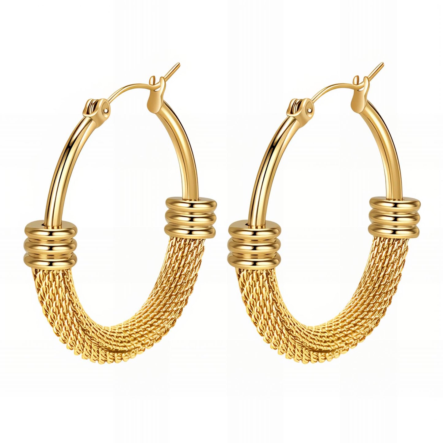 18K gold plated Stainless steel earrings