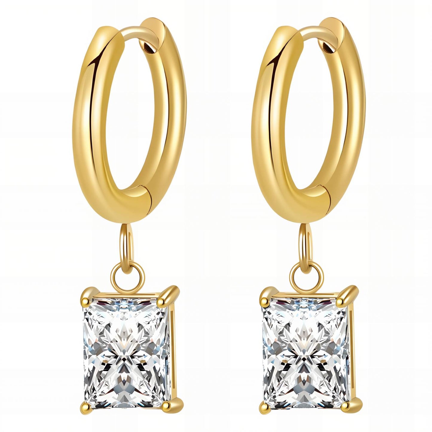 18K gold plated Stainless steel earrings