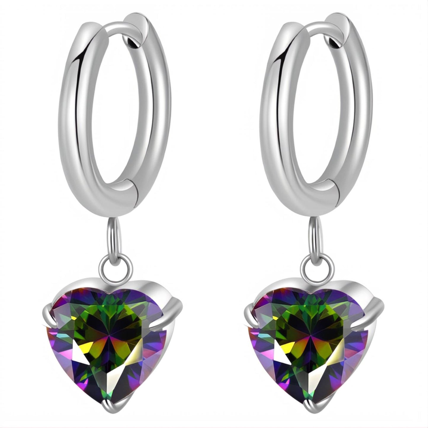 Stainless steel Heart earrings