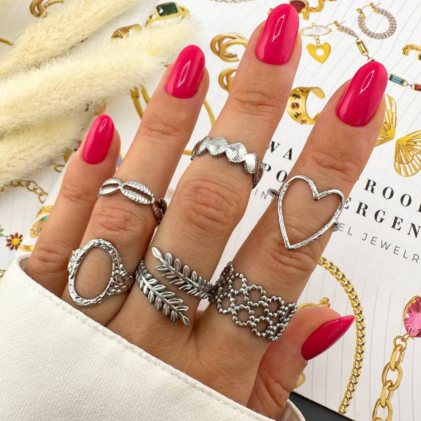 Stainless steel finger ring