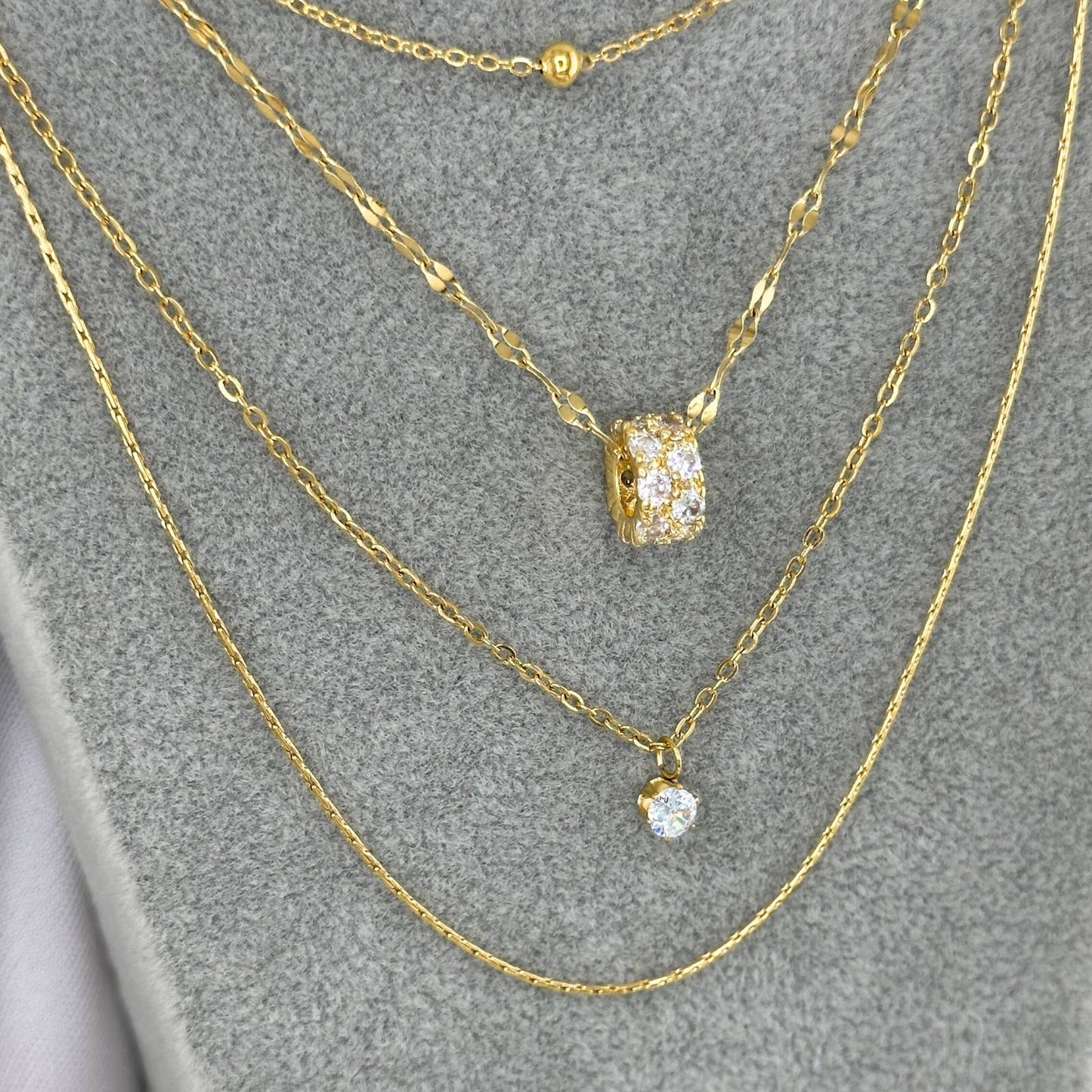 18K gold plated Stainless steel necklace