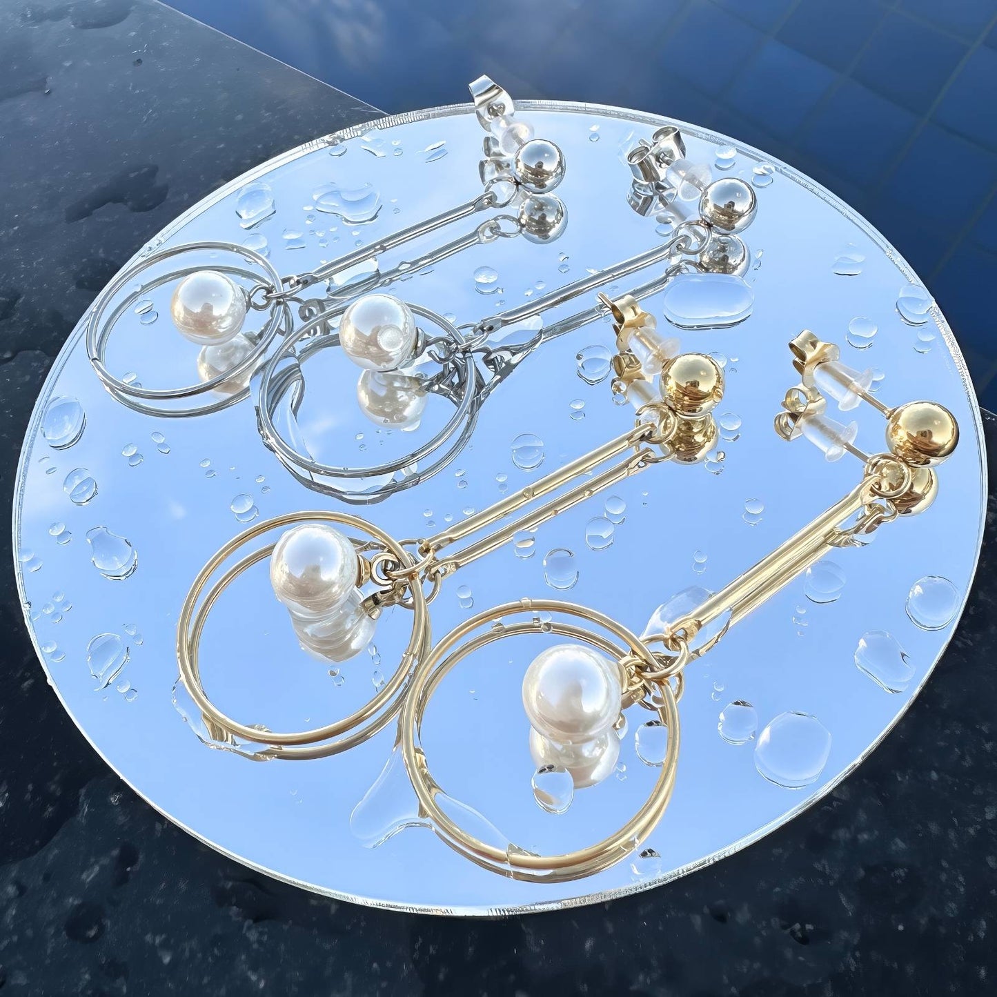 Stainless steel earrings