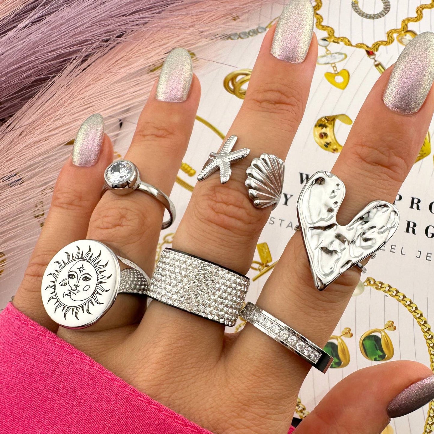 Stainless steel finger ring