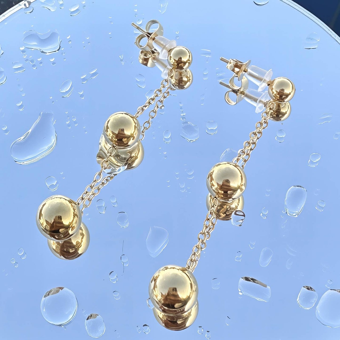 18K gold plated Stainless steel earrings