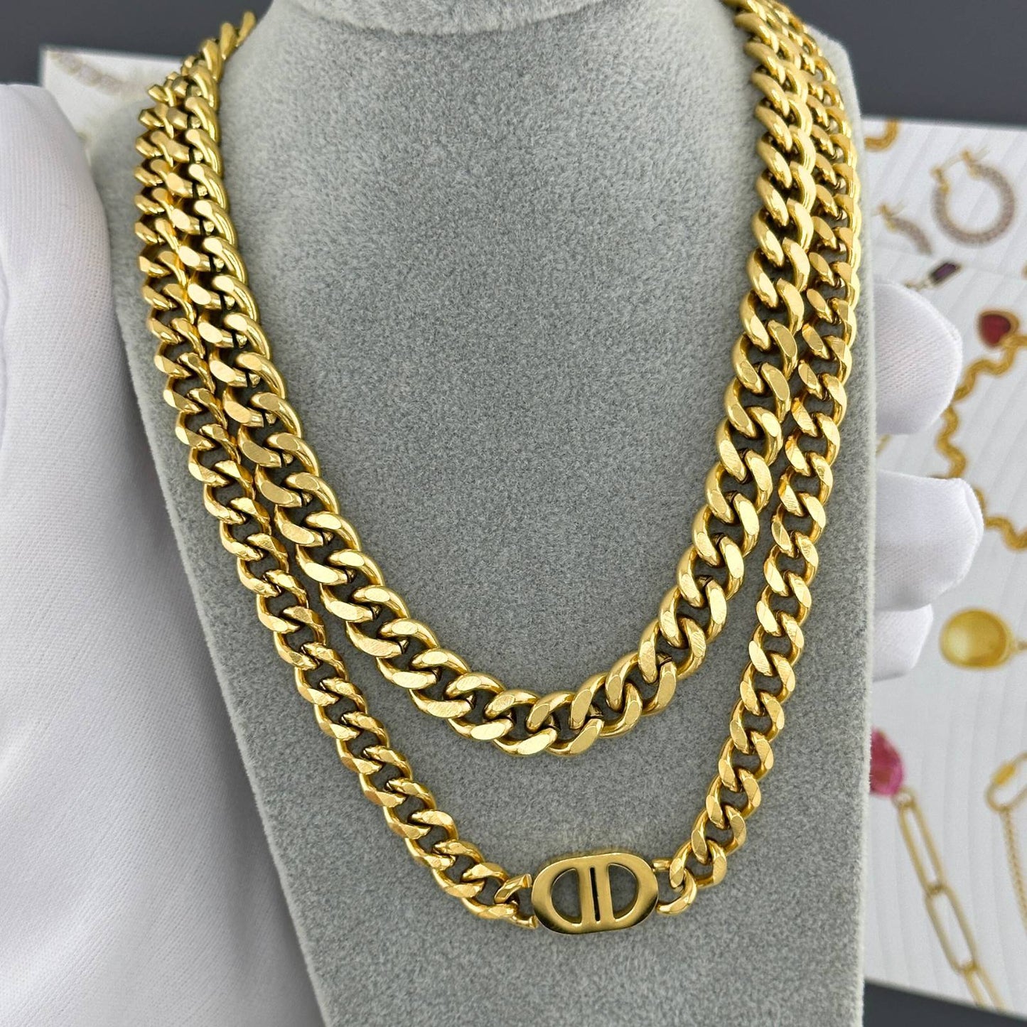 18K gold plated Stainless steel necklace