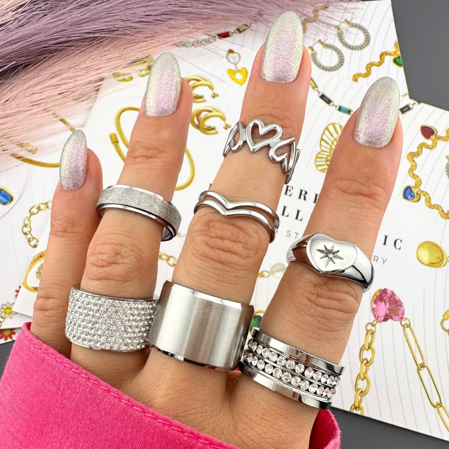 Stainless steel finger ring