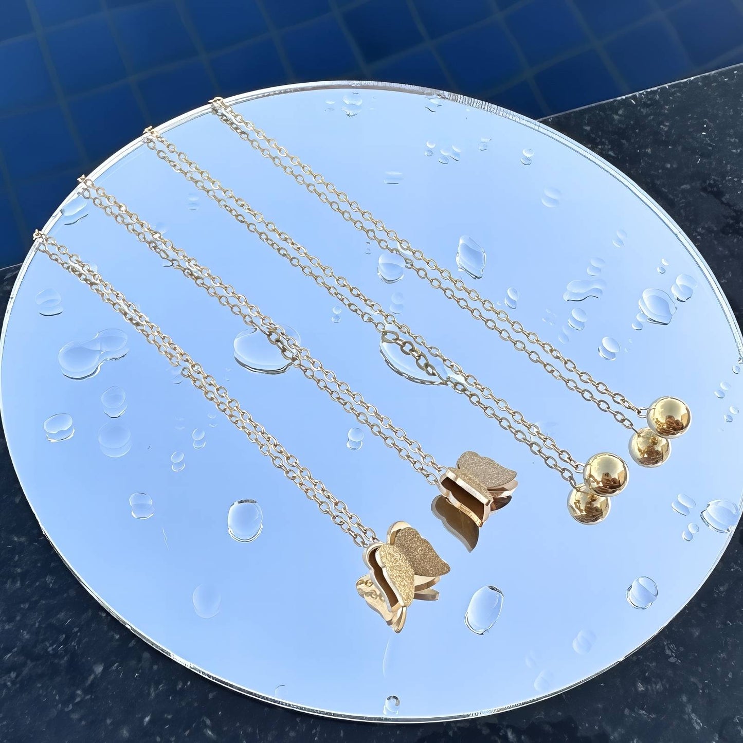 18K gold plated Stainless steel earrings