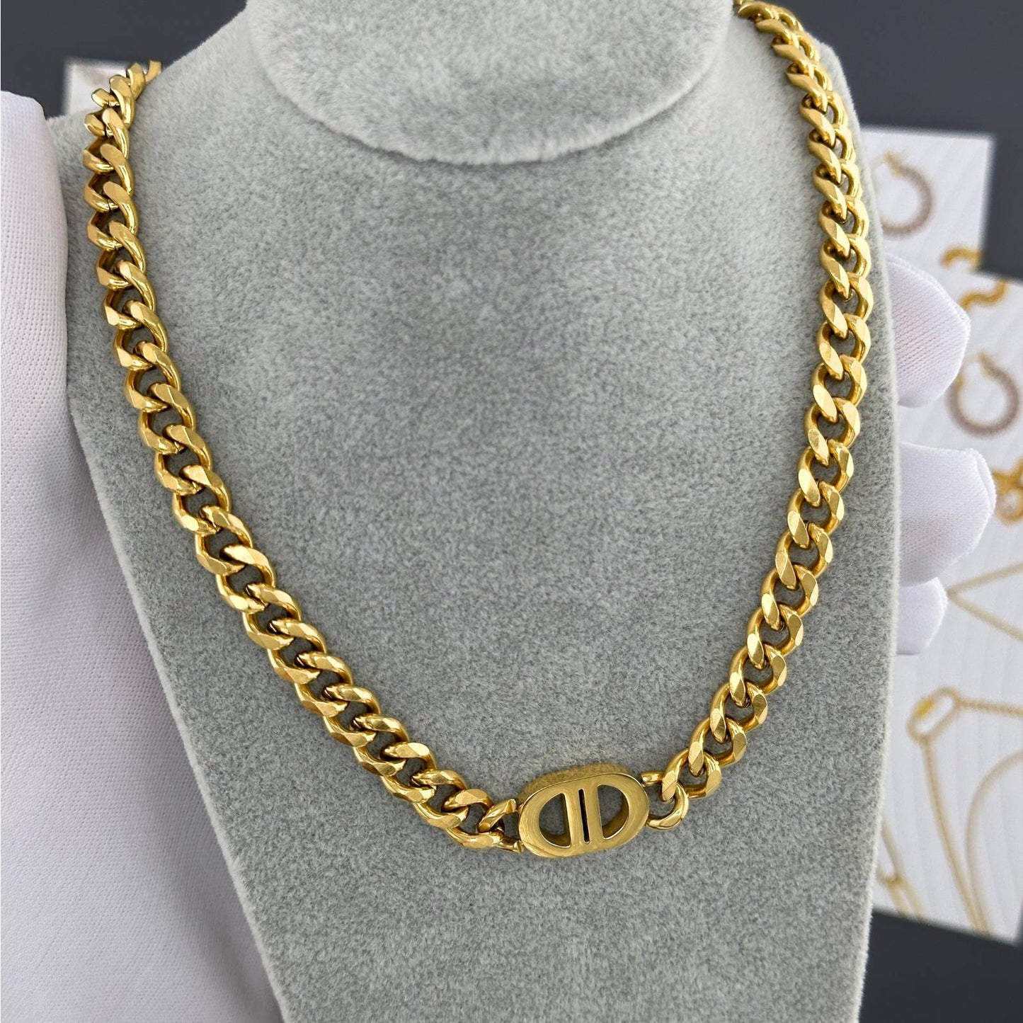 18K gold plated Stainless steel necklace