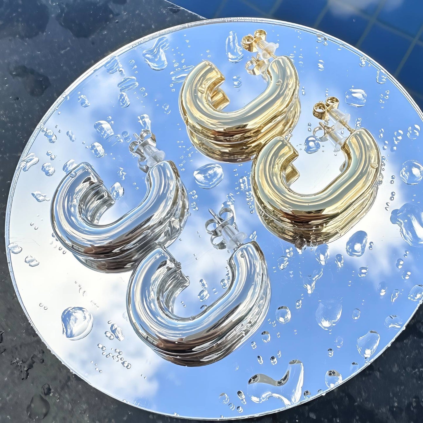 Stainless steel earrings