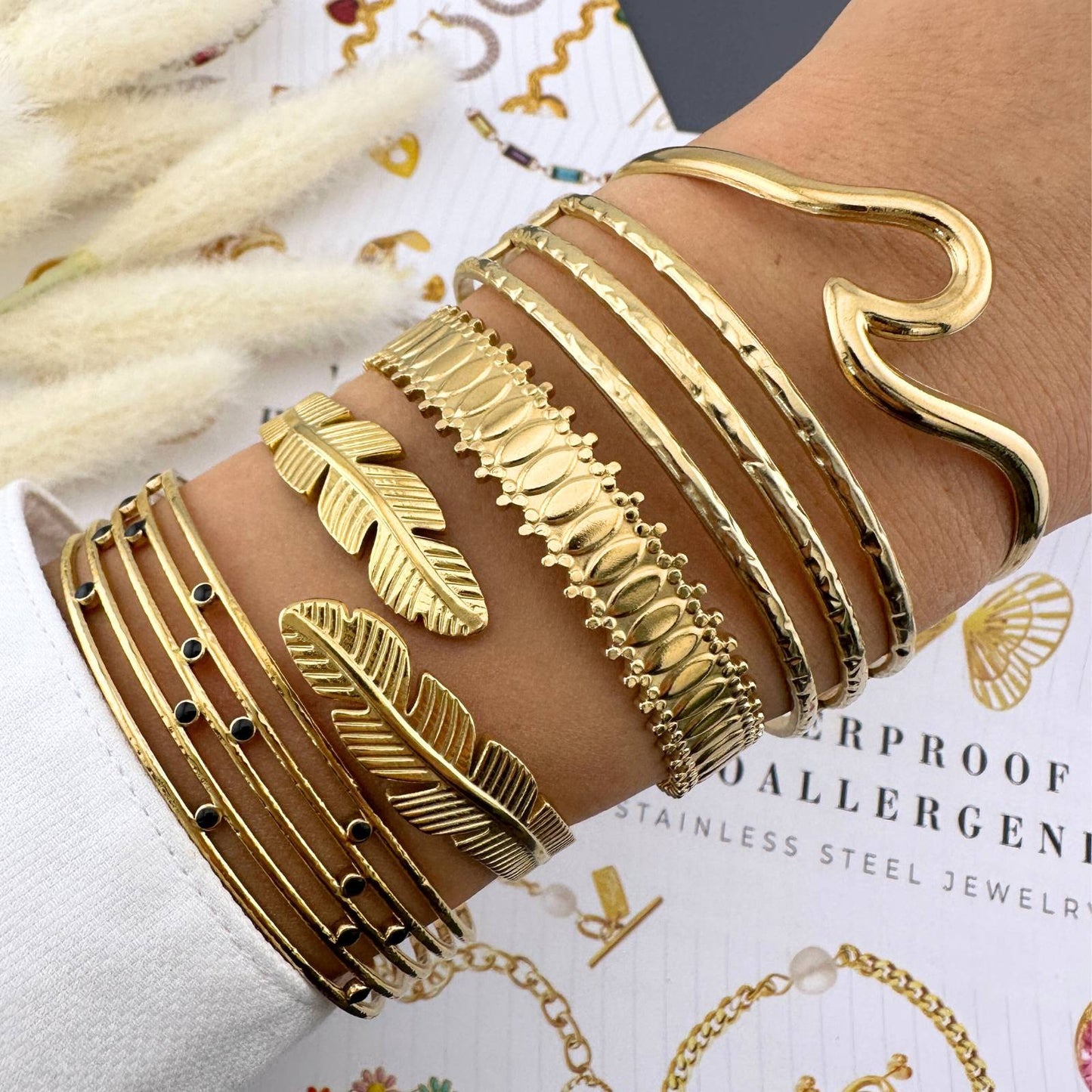 18K gold plated Stainless steel bracelet