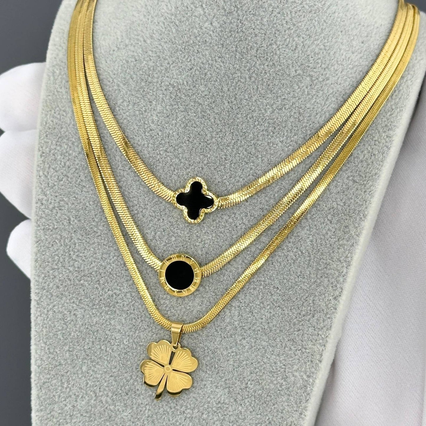 18K gold plated Stainless steel necklace